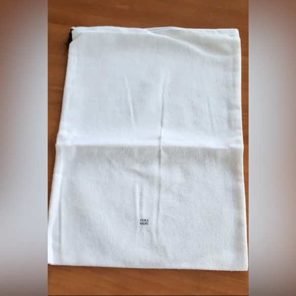 VERA WANG Black Satin Stiletto Heel w/Rhinestone Flower Embellishment Size EU40 - Picture 12 of 12